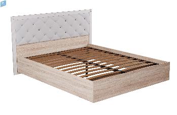 Кровать «Амели» с мягким щитком с подъемным механизмом